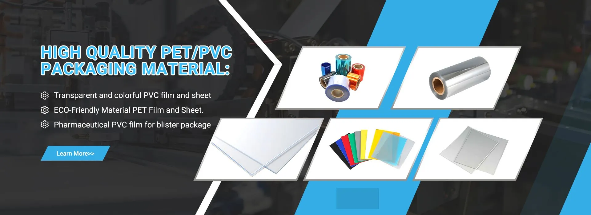 High quality PET/PVC packaging material